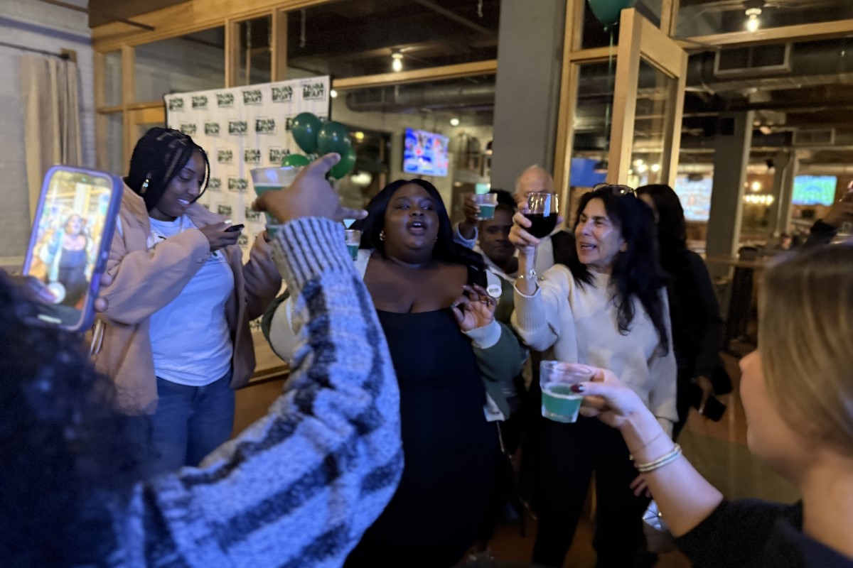 Zy Bryant celebrates