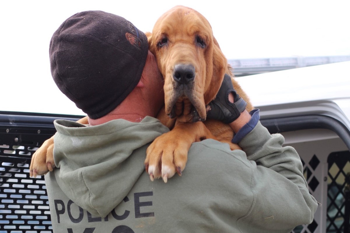 Ally with Lt. Patrick Sheridan