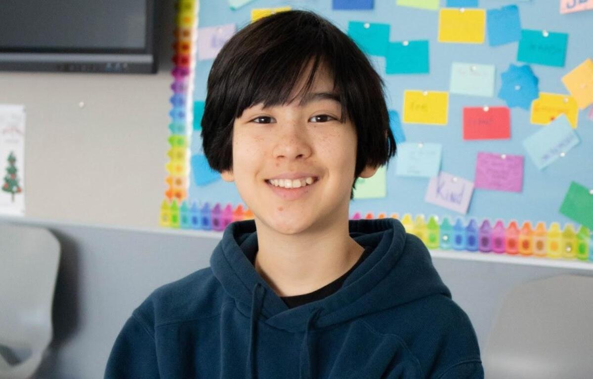 Justine Puri, CMS seventh grader who advanced to the Regional Spelling Bee