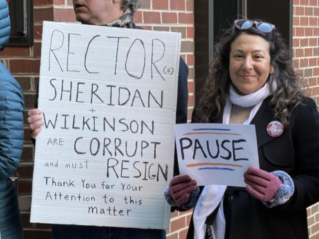 Protesters oppose BOV