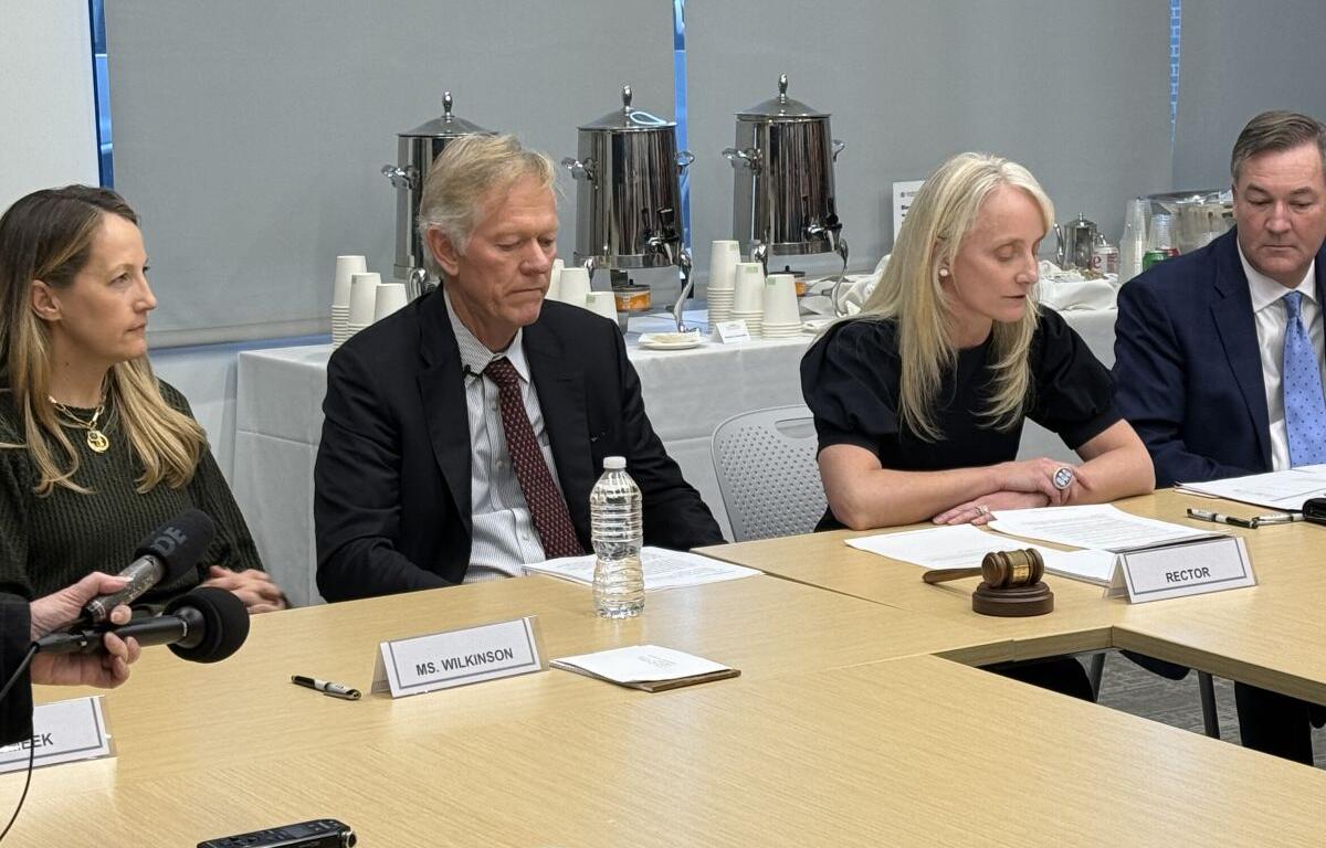 Beardsley and Sheridan at BOV meeting