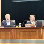 Gallaway and Missel at the first BOS meeting of 2026