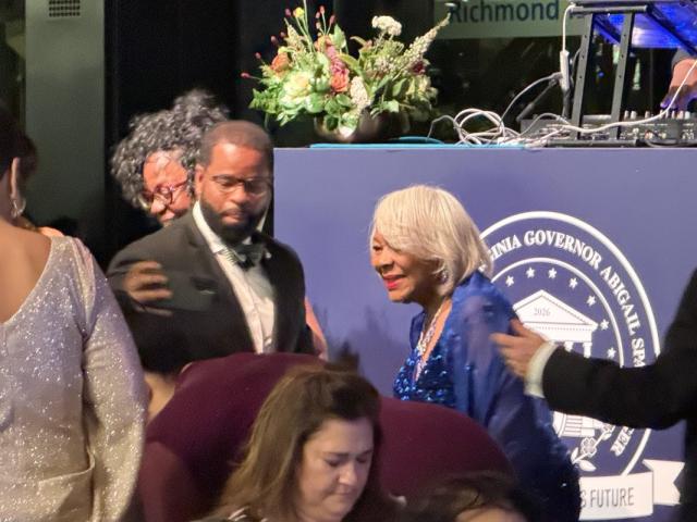 Senate President Pro Tempore Louise Lucas posed for photos