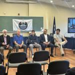 Vendors talk with local law enforcement in Orange Co.