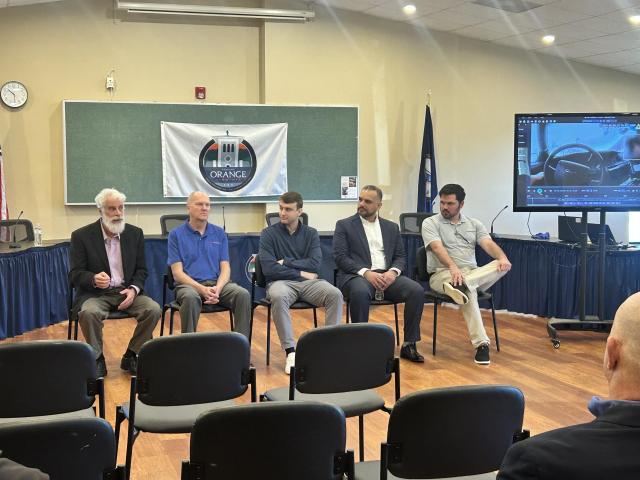 Vendors talk with local law enforcement in Orange Co.