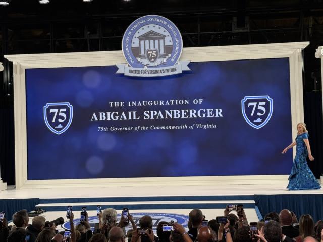 Gov Spanberger enters stage