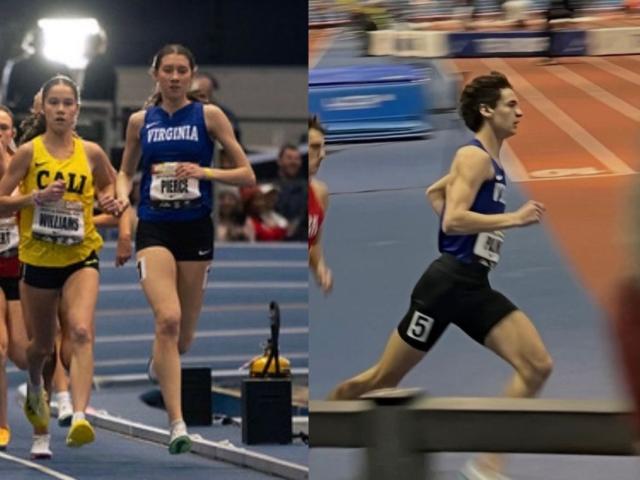 CHS runners at the 2026 Millrose games