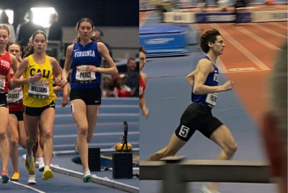 CHS runners at the 2026 Millrose games