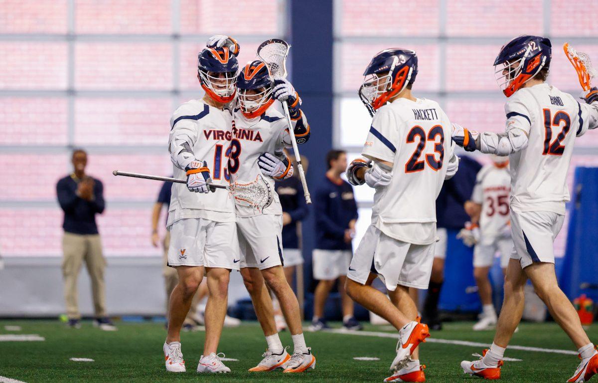 Virginia Lacrosse takes on Colgate Indoors.