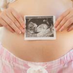 Pregnant woman ultrasound