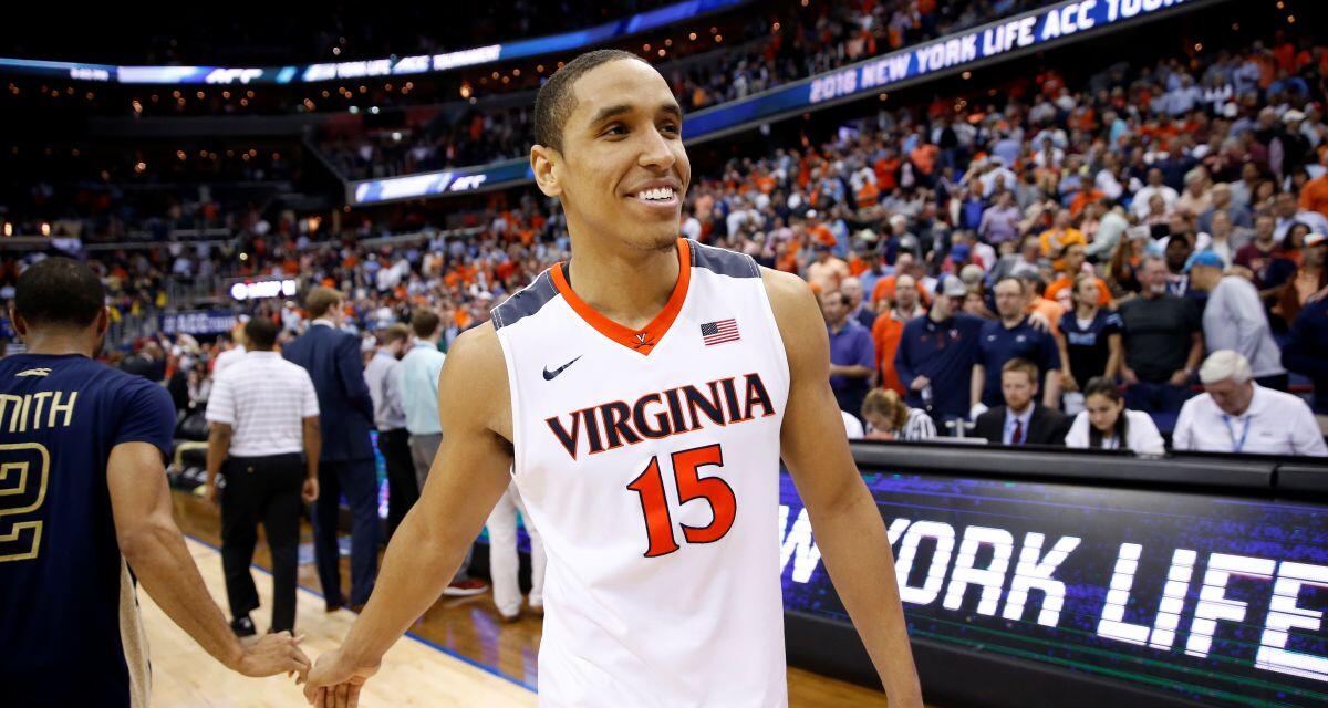 Malcolm Brogdon in a Virginia uniform