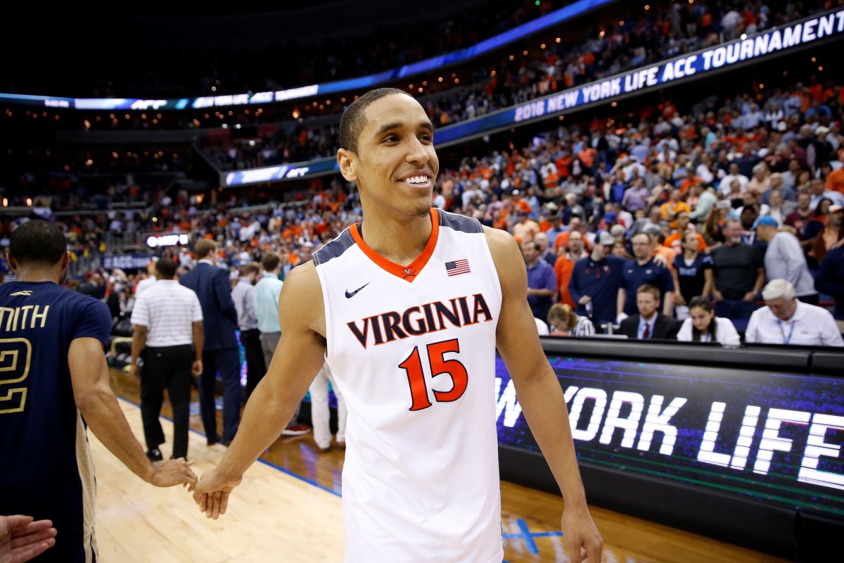 Malcolm Brogdon in a Virginia uniform