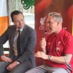 Marshall speaking to Jason McAteer