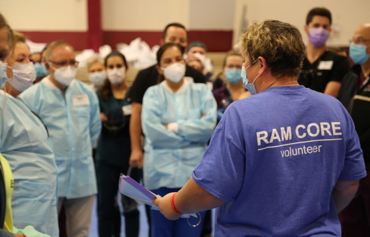 RAM volunteers