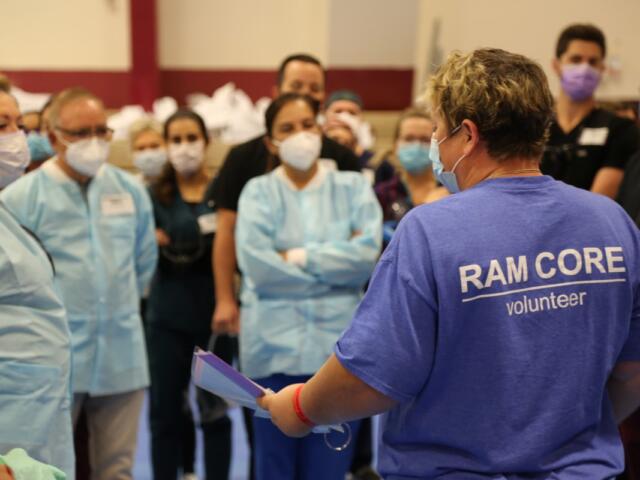 RAM volunteers