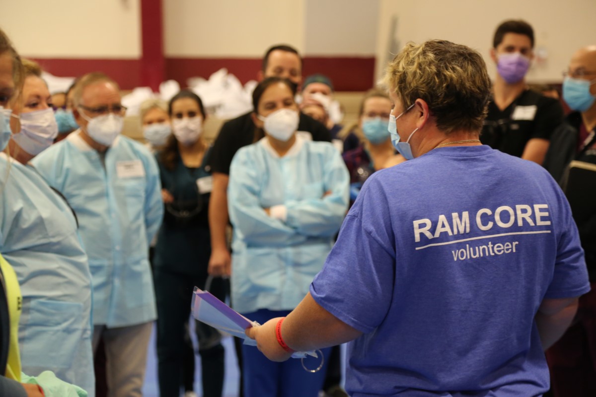 RAM volunteers
