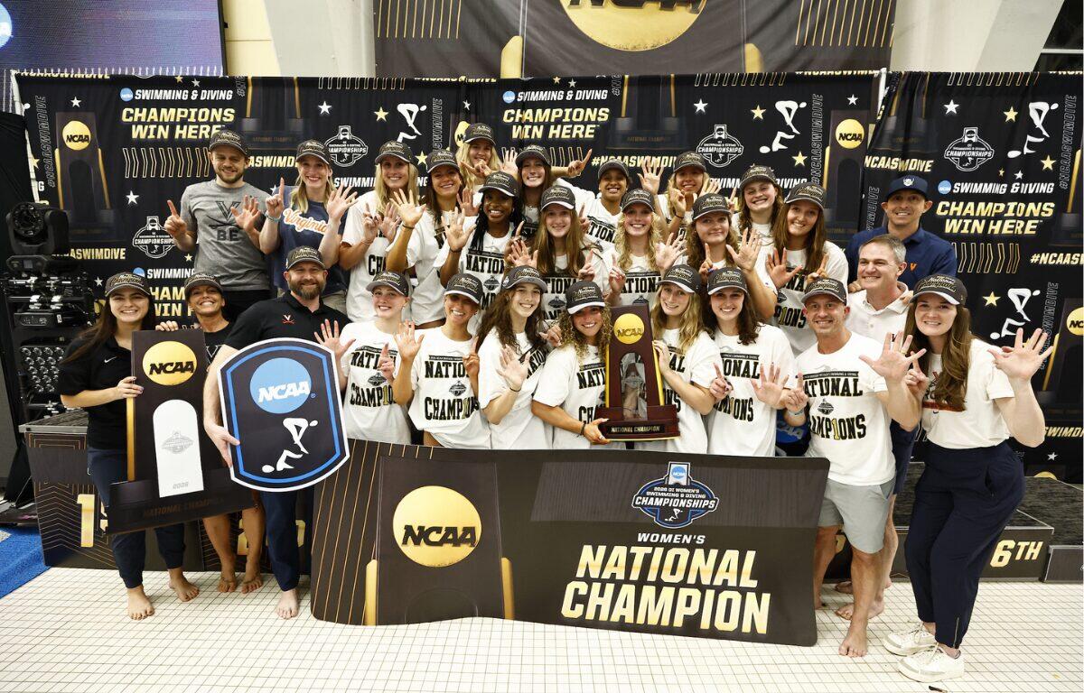 Virginia Womens Swim NCAA title