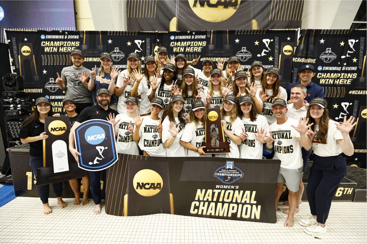 Virginia Womens Swim NCAA title
