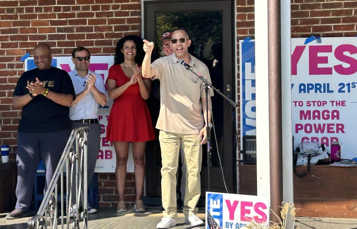 Hakeem Jeffries in Charlottesville