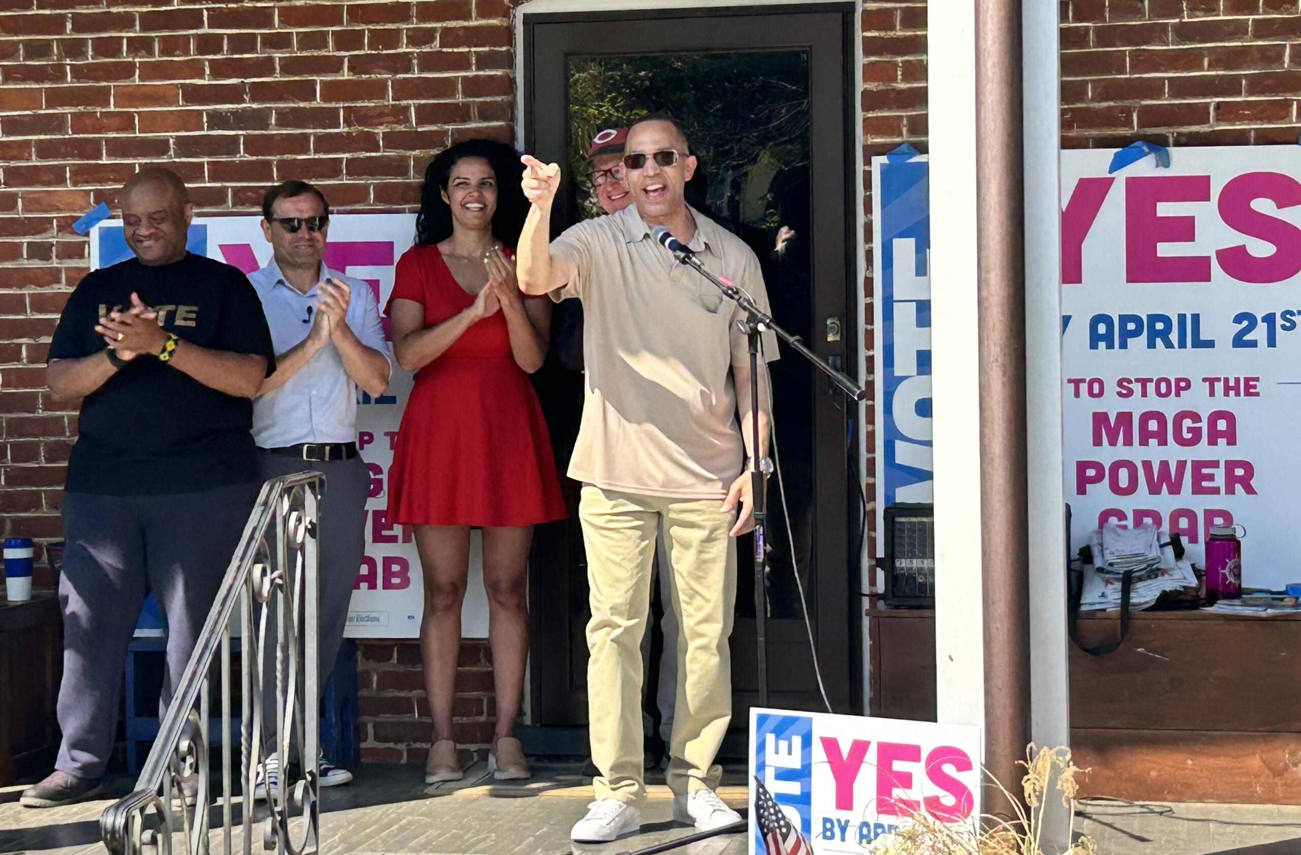 Hakeem Jeffries in Charlottesville