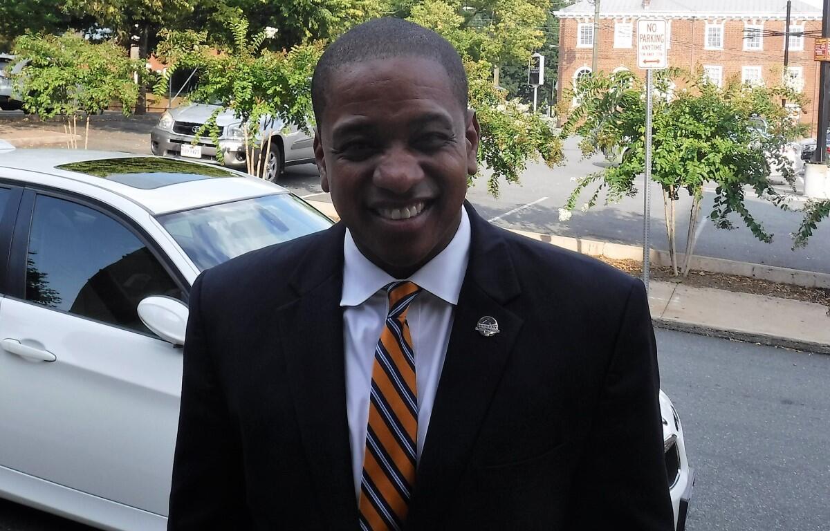 Justin Fairfax in Cville 2017