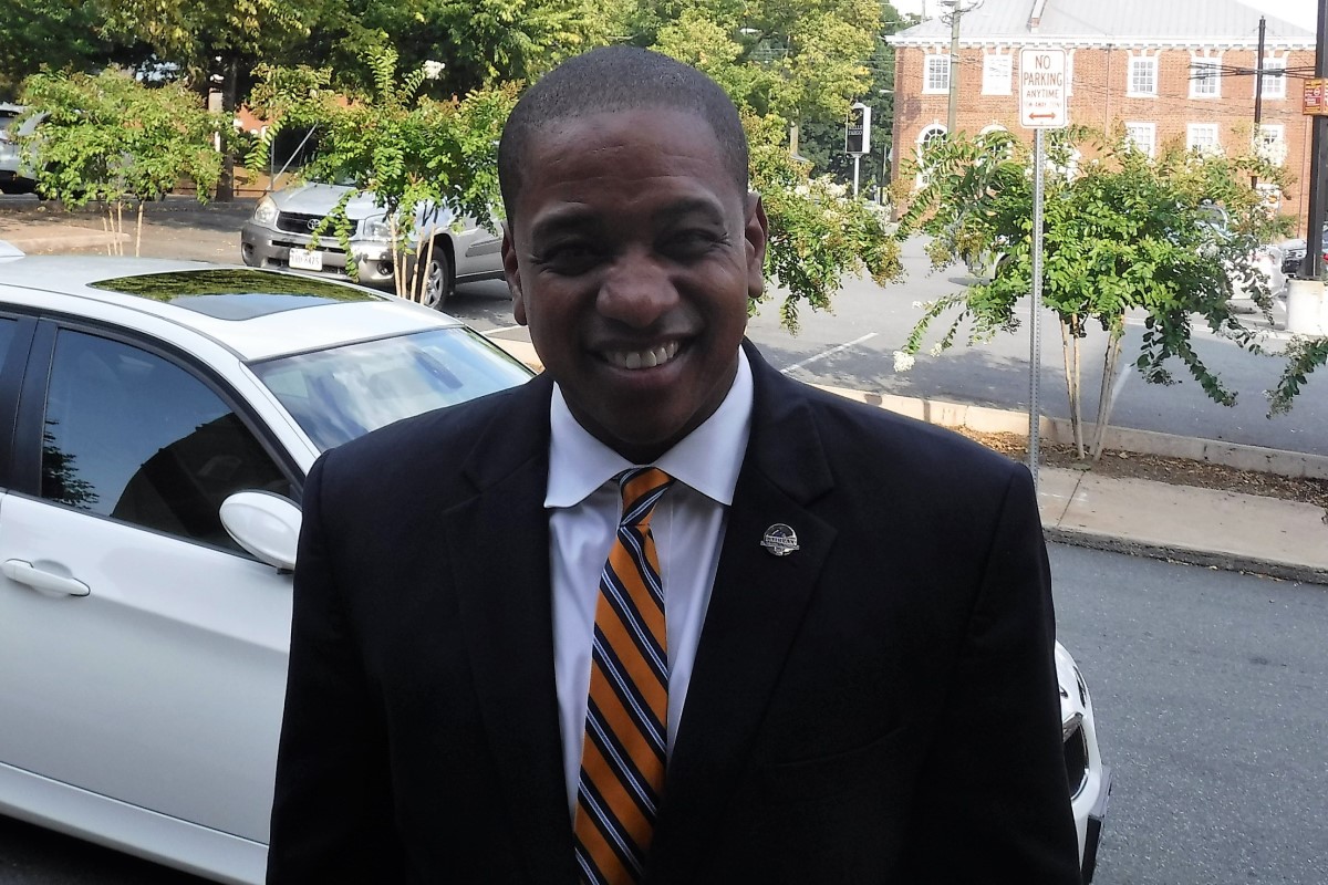 Justin Fairfax in Cville 2019