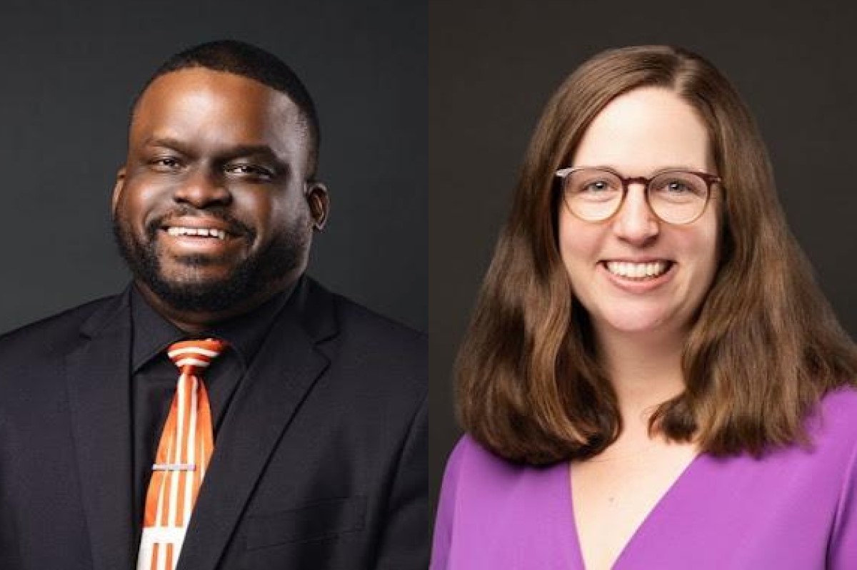 Rodney Jordan and Amanda Korman Simalchik