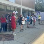 SRO protest before Charlottesville School Board work session