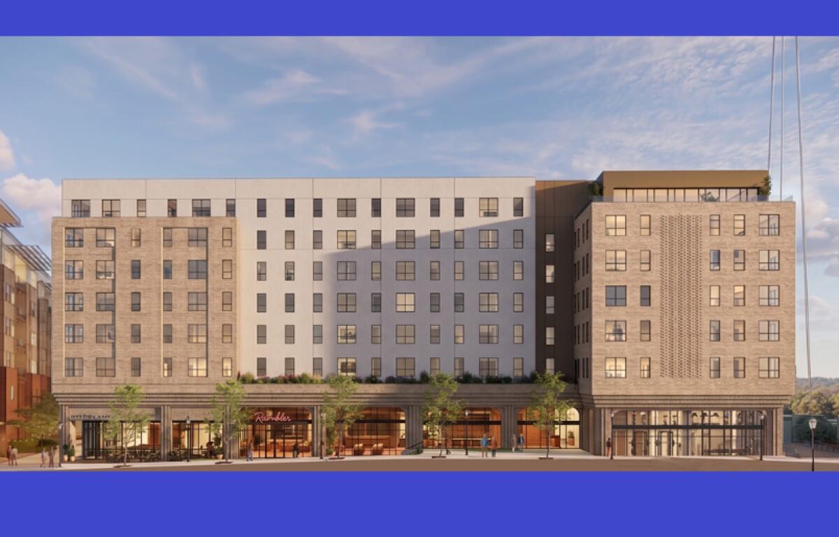 Proposed West Main luxury student housing