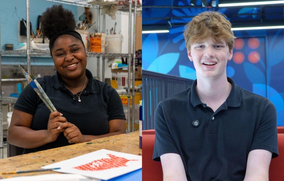 STAB seniors Alaja Gough (left) and Henry Dozier (right)