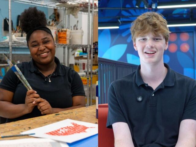 STAB seniors Alaja Gough (left) and Henry Dozier (right)
