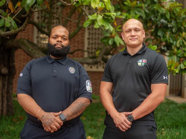 Tyler Kirby, left, and Arron Arreguin, right