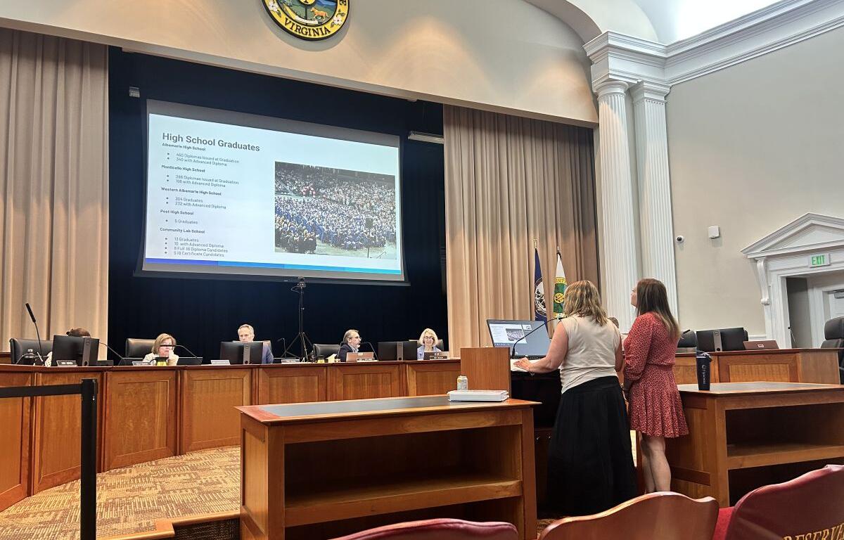 Albemarle School Board presentation to Board of Supervisors.