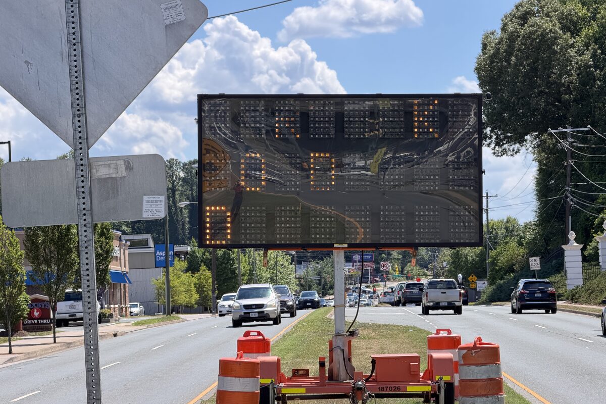 Barracks Road Detour 6/17
