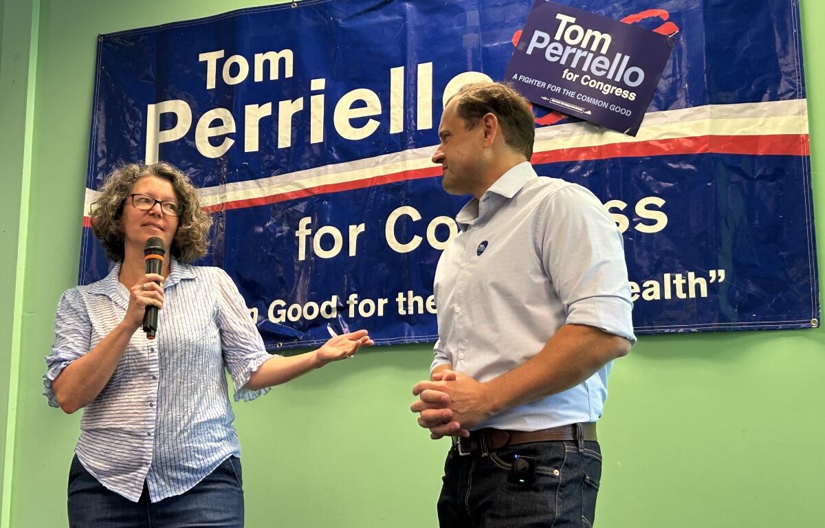 Amy Laufer and Tom Perriello