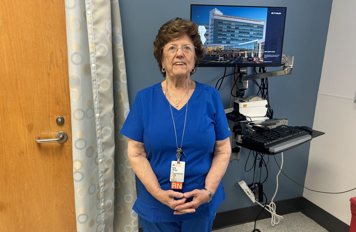 Betty Phillps, 90-year-old UVA nurse