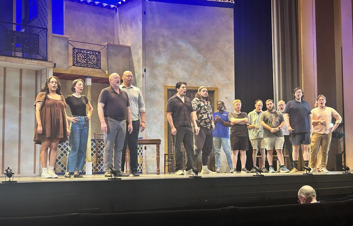 Charlottesville Opera rehearses Barber of Seville