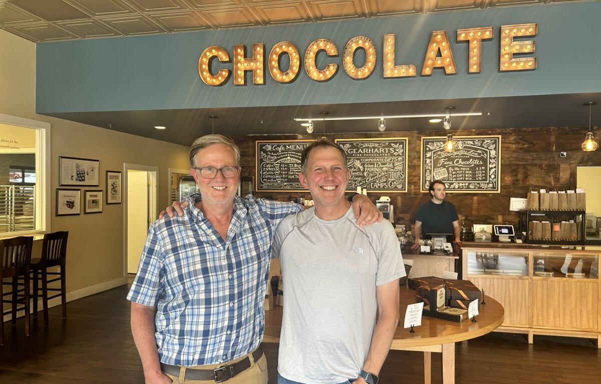 Tim Gearhart (right) and Bill Hamilton (left)