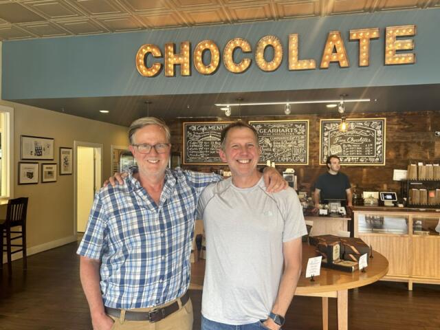 Tim Gearhart (right) and Bill Hamilton (left)