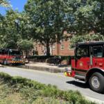 Charlottesville Fire responds to a fire off of McCormick Road