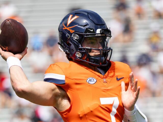 QB Beau Pribula during the spring game.