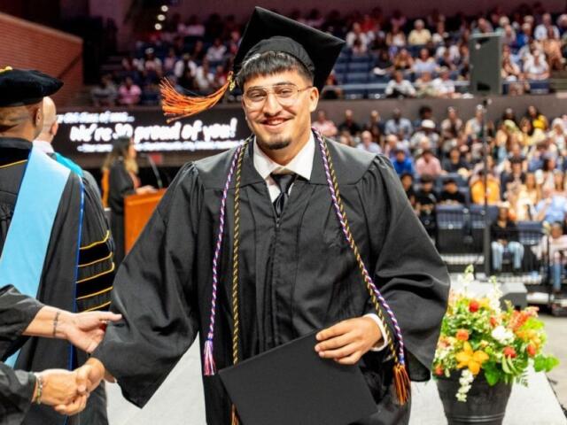 CHS graduate Masiullah Amin, who earned a Seal of Biliteracy in Dari.