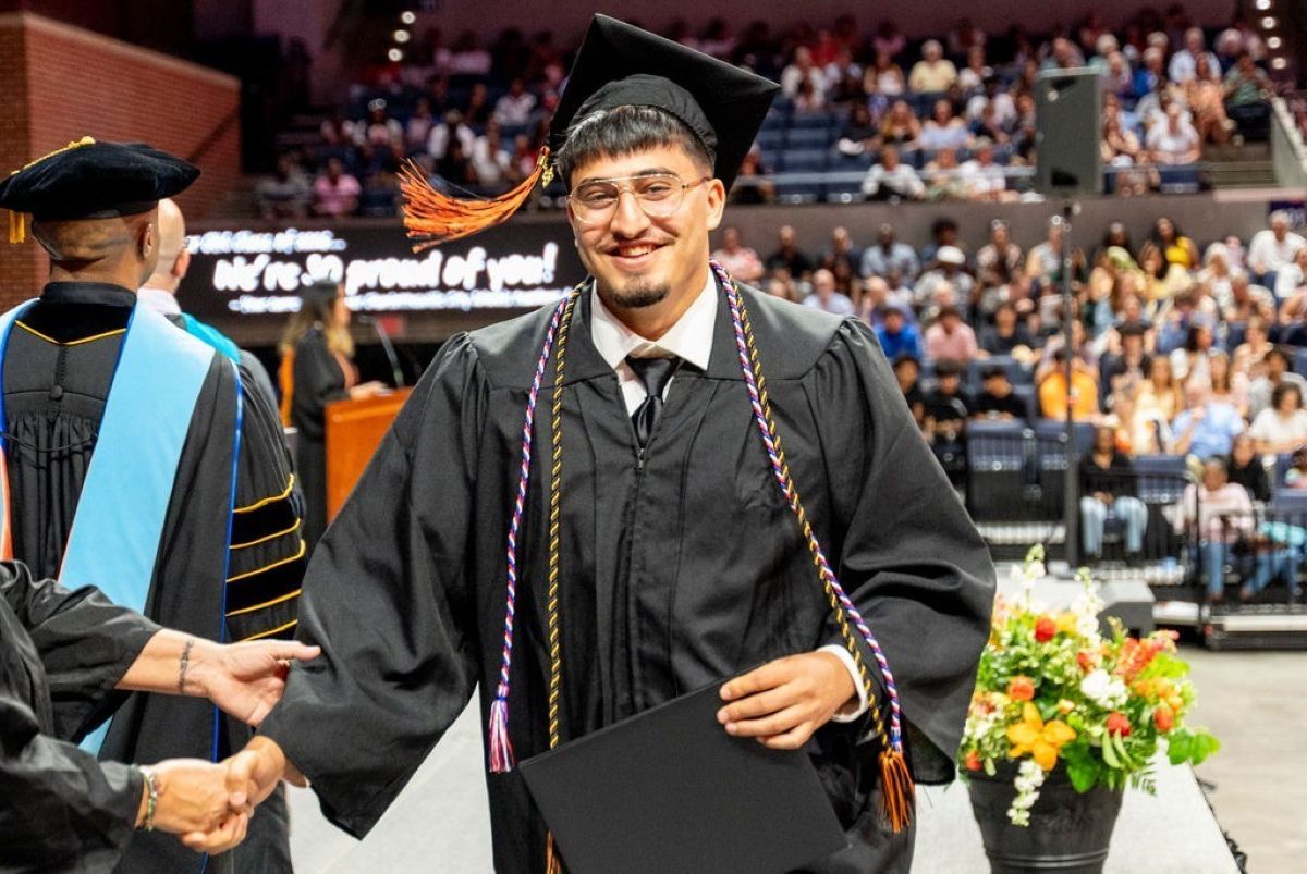 CHS graduate Masiullah Amin, who earned a Seal of Biliteracy in Dari.