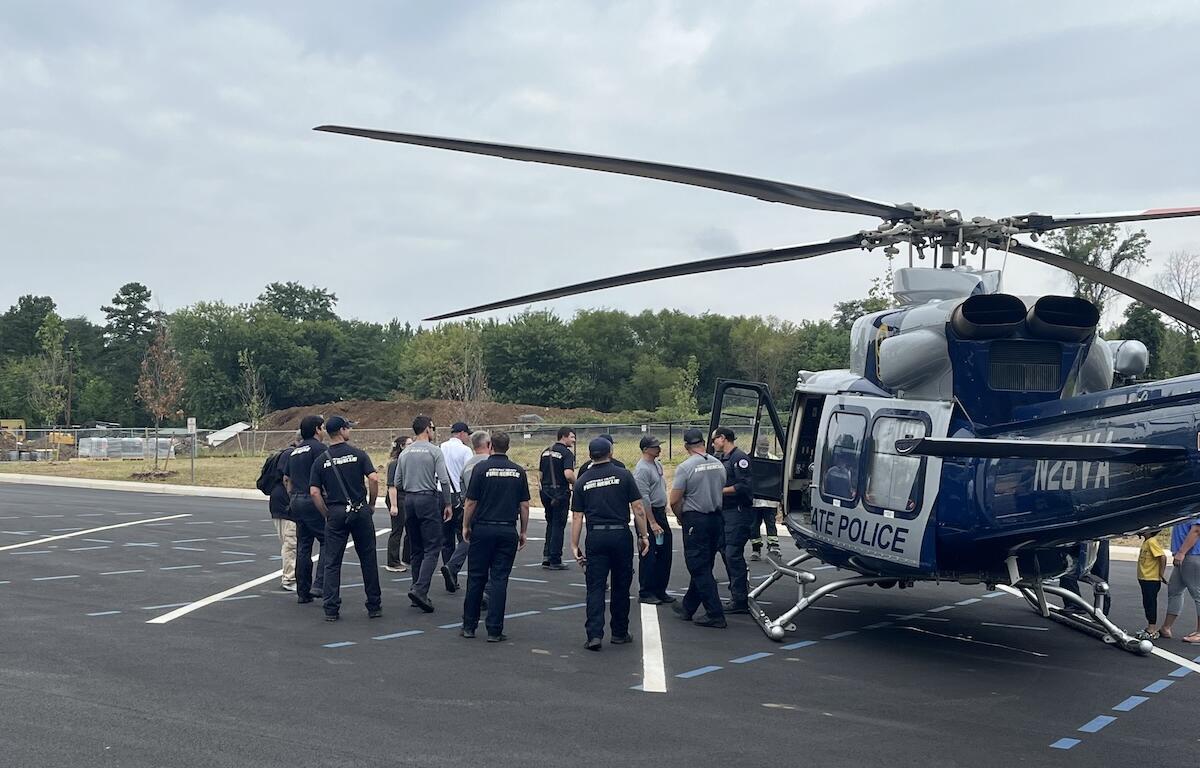 VSP helicopter at Mountain View