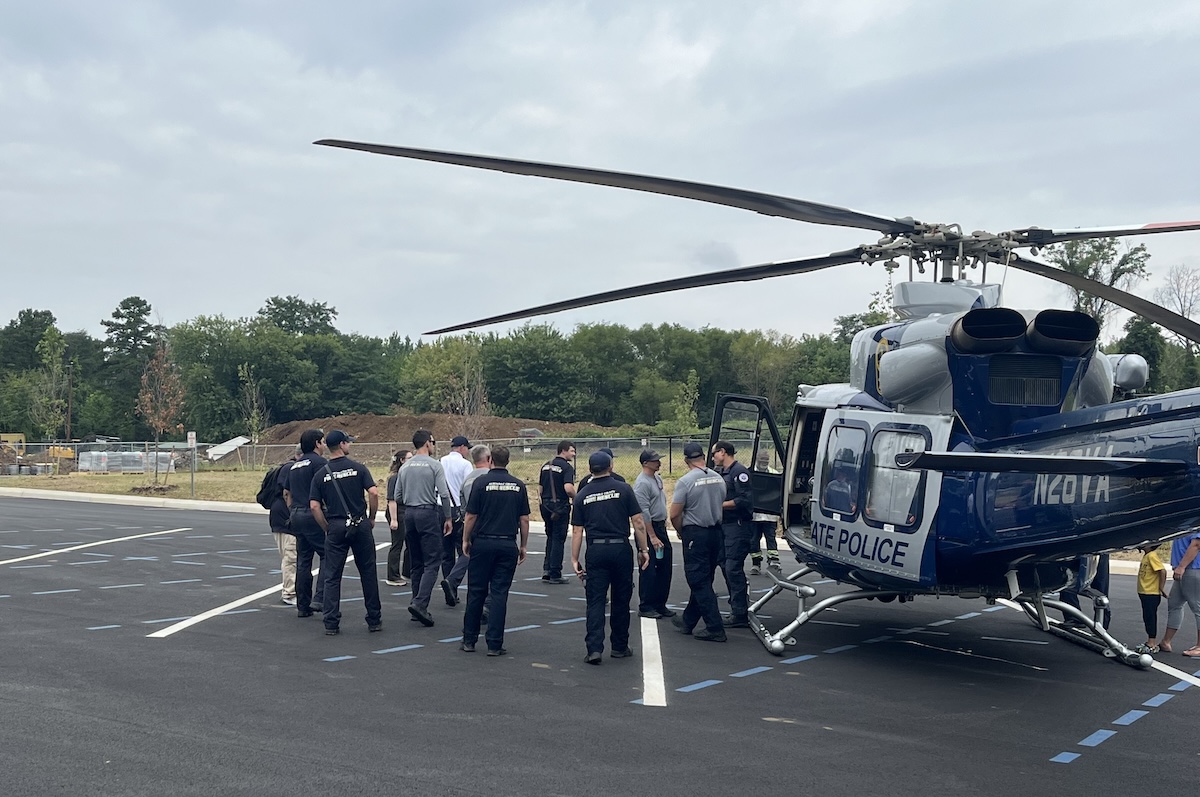 VSP helicopter at Mountain View