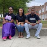 Khalilah Jones of Soul of Cville (left), Kimberly Sheffield of the Jefferson School (center) and James Dowell of Prolyfyck (right).