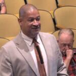 City Manager Sam Sanders addressed City Council 08/03/26 about Holiday Drive funding