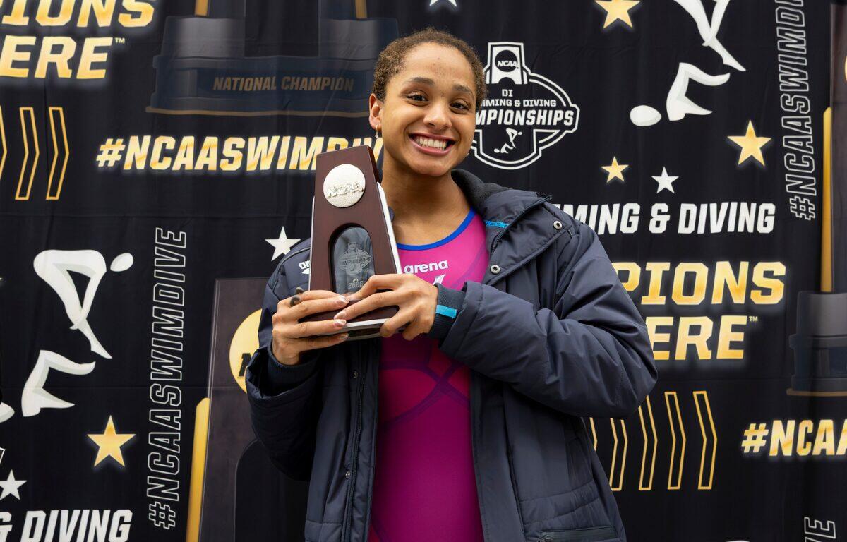 Sara Curtis at the NCAA Championships, 2026