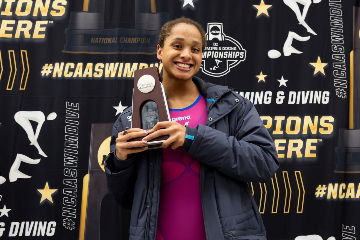 Sara Curtis at the NCAA Championships, 2026