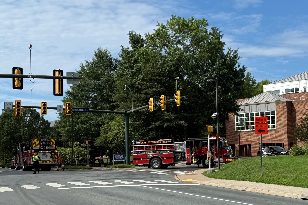 A gas leak forced an evacuation.